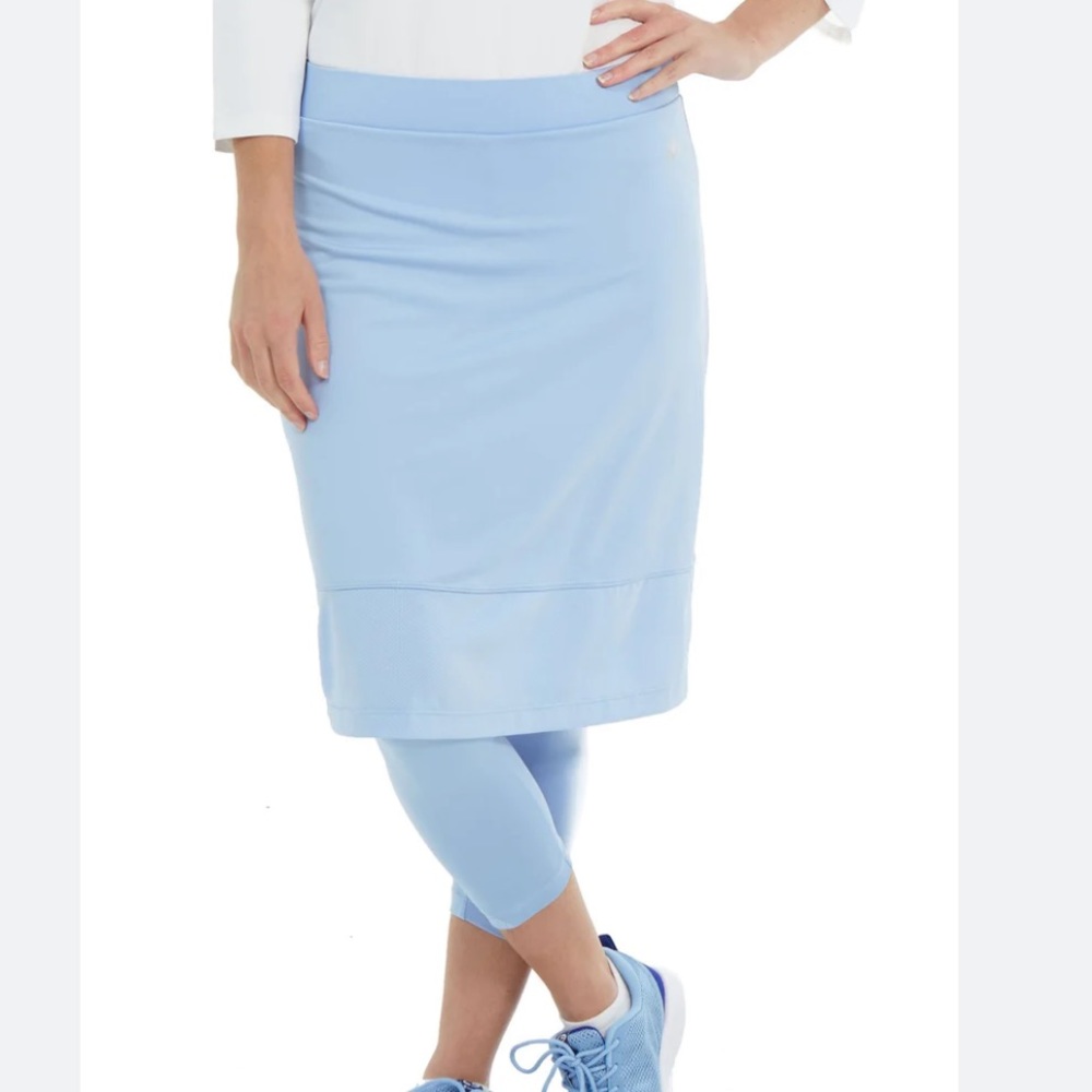 Skye Blue Mesh Snoga Athletic Skirt
